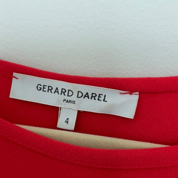 Gerard Darrel France red mini dress size L - Picture 2 of 5